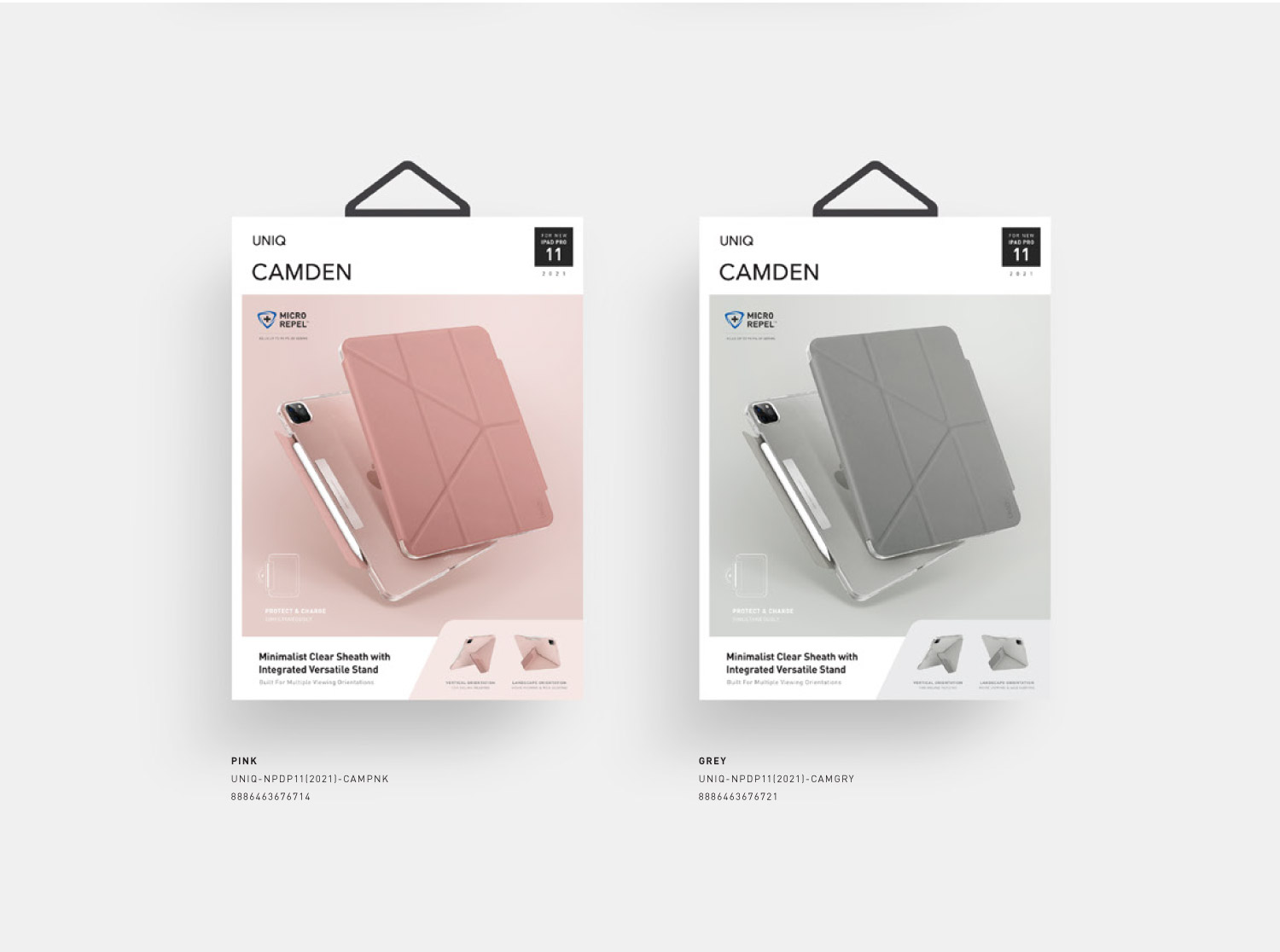 UNIQ Camden 2020 iPad Air 4 (10.9 吋) 支架式平板保護套, 粉色