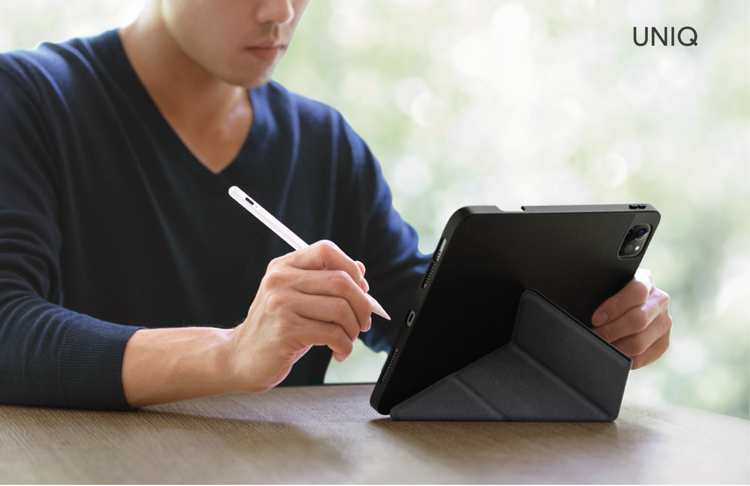 UNIQ Pixo 筆記繪圖款 iPad Pencil 主動式觸控筆, 白