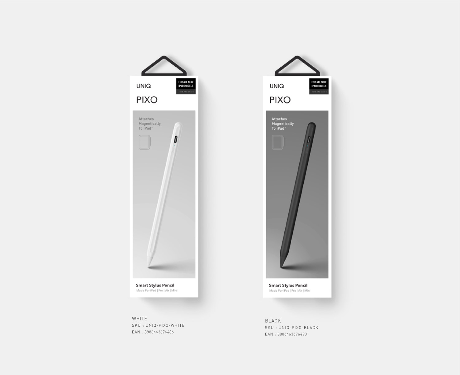 UNIQ Pixo 筆記繪圖款 iPad Pencil 主動式觸控筆, 白
