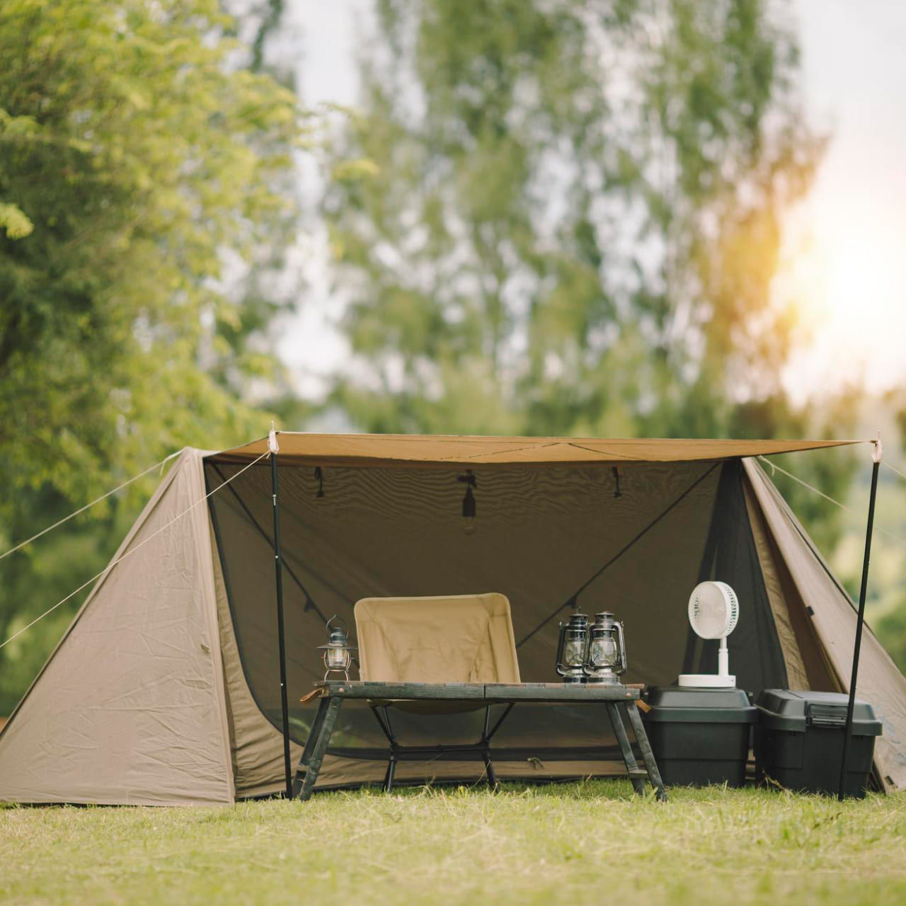 露營裝備清單第 1 項：露營帳篷