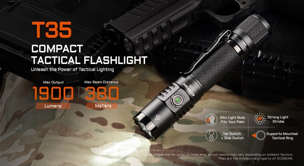 防身手電筒推薦 7｜ACEBEAM T35