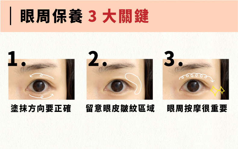 眼周保養3大關鍵-眼霜推薦
