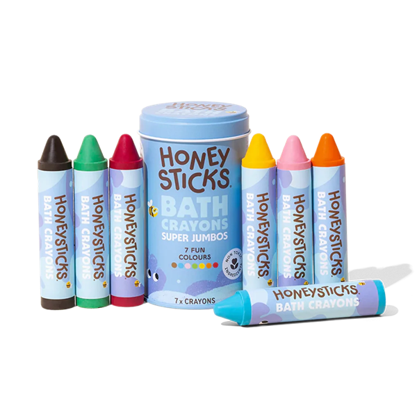 Honeysticks 7色可水洗浴室蠟筆