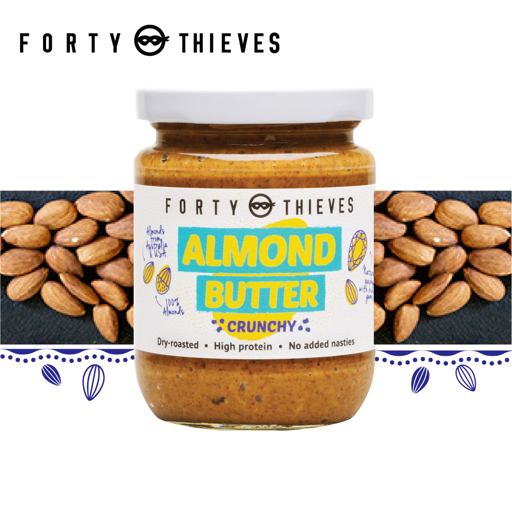Forty Thieves 紐西蘭頂級絲滑杏仁醬高維生素E高膳食纖維