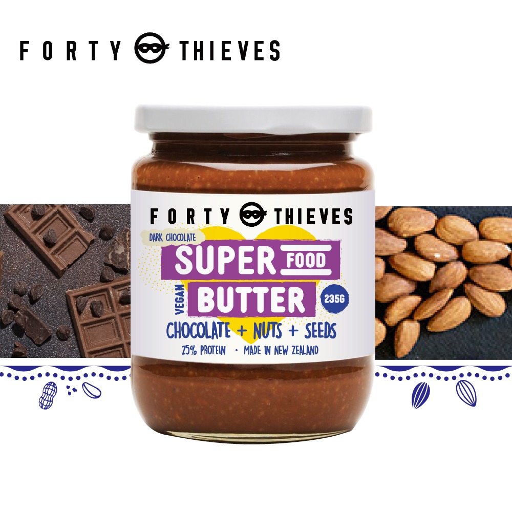 Forty Thieves 紐西蘭巧克力堅果抹醬富含微量元素