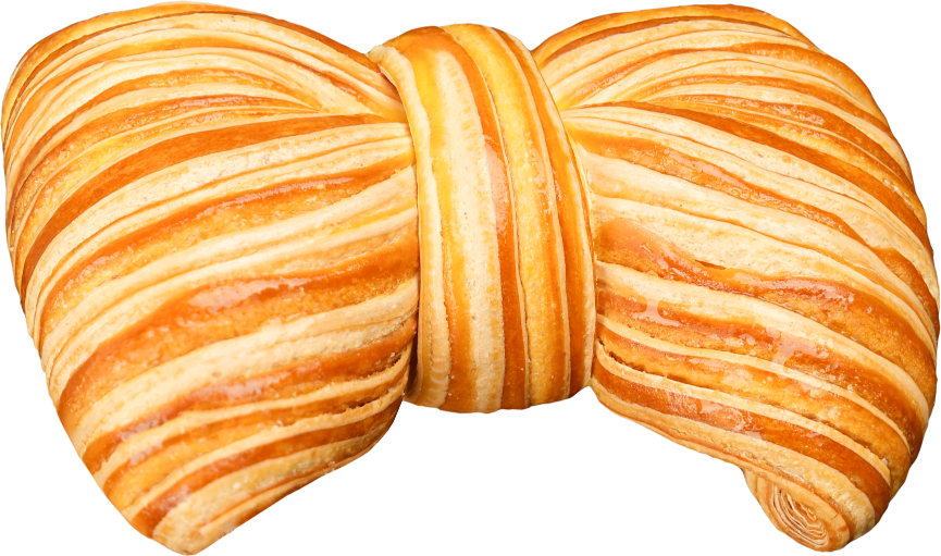 黑糖麻糬可頌切面