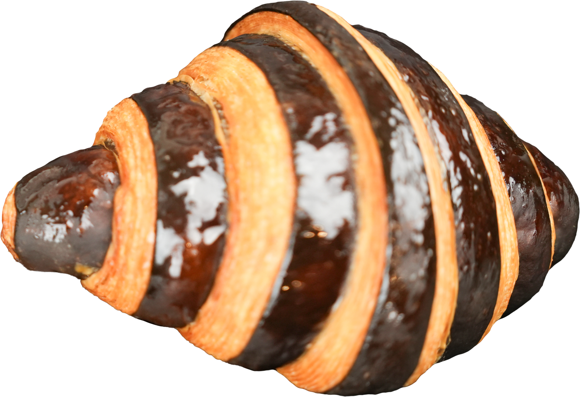 黑糖麻糬可頌切面