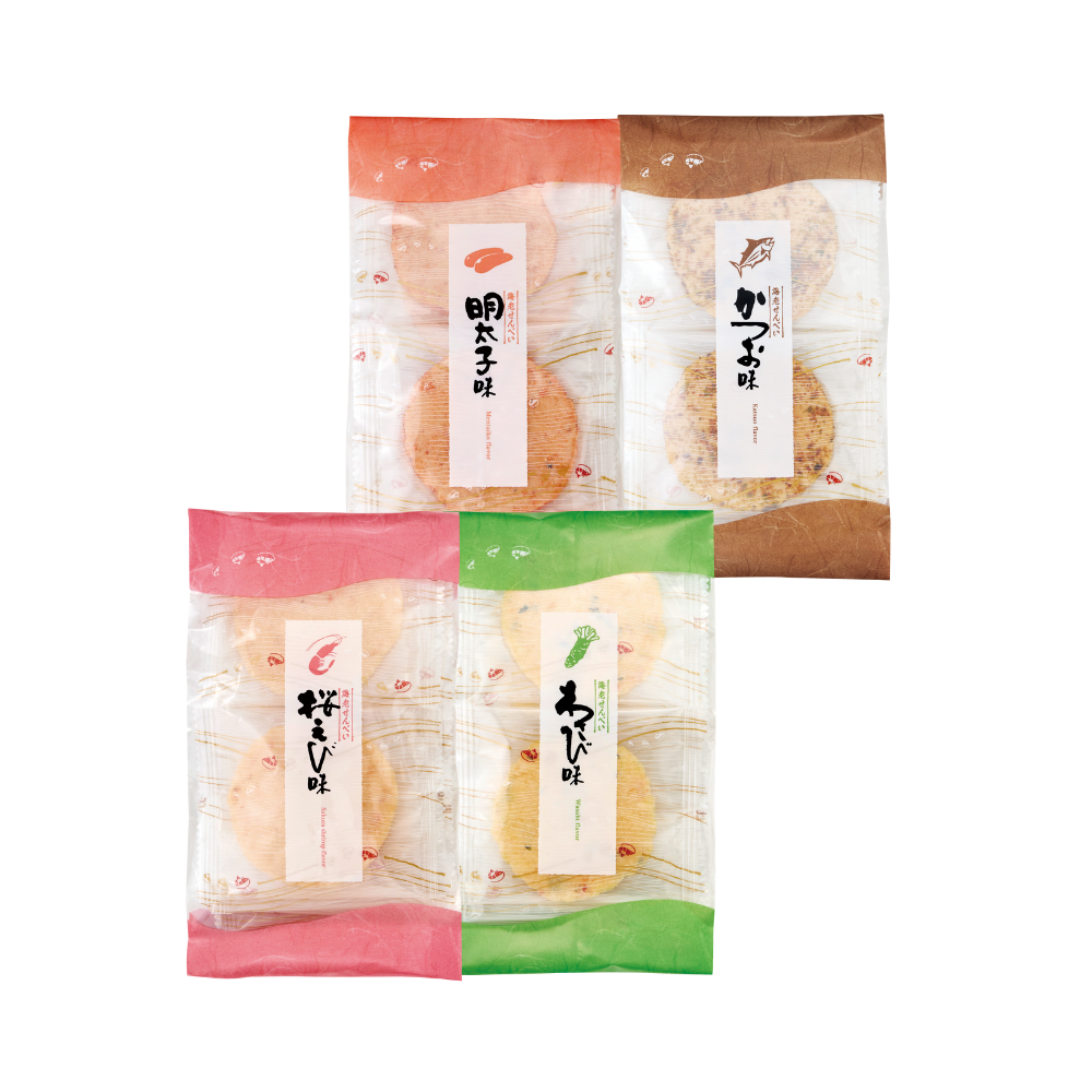 でんすん堂斉秀 袋裝蝦仙貝系列