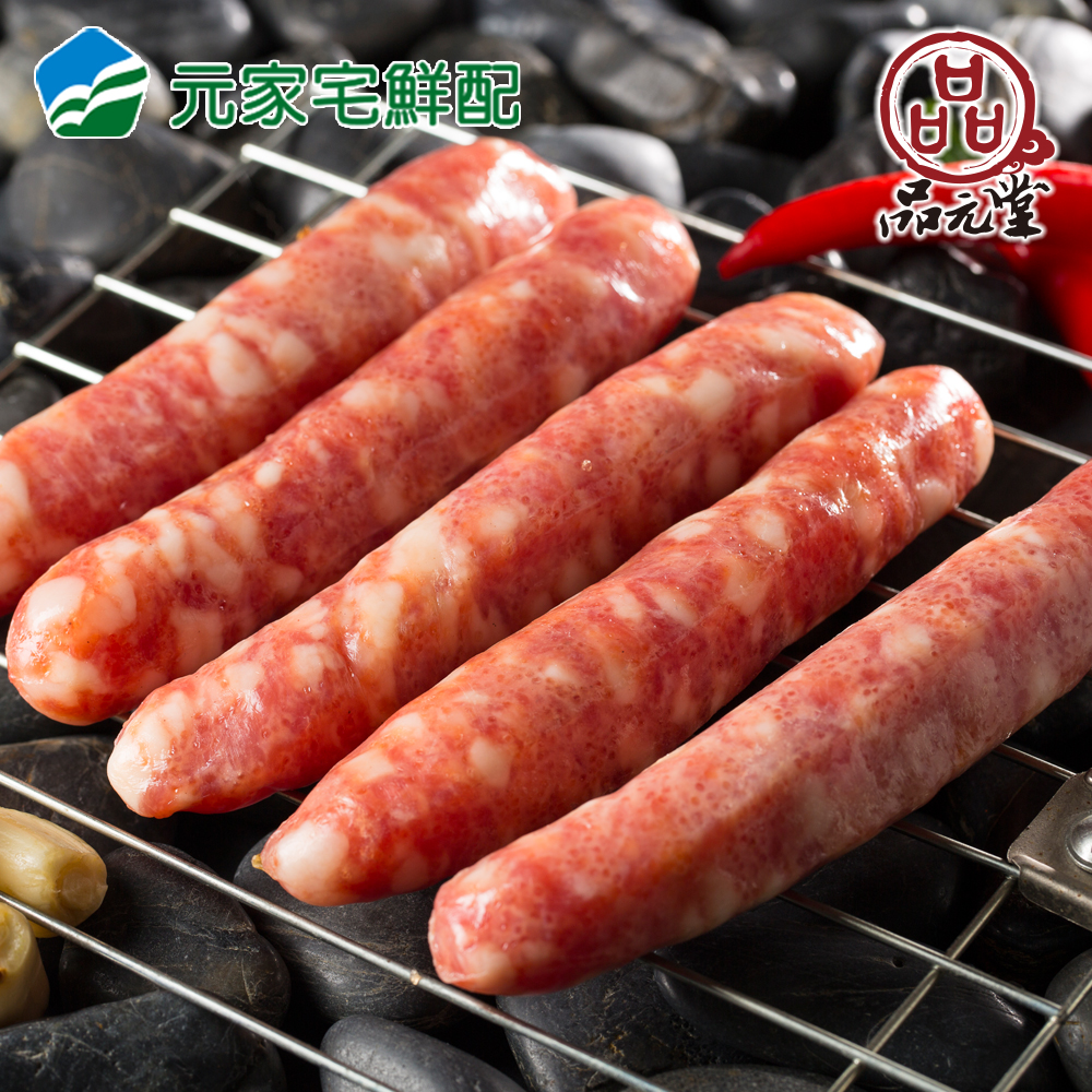 品元堂飛魚卵香腸5入 300g 包