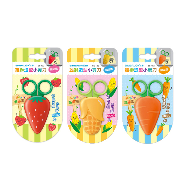 雄獅 蔬果造型小剪刀 / 支 SS-102