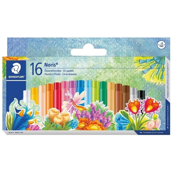 德國 STAEDTER 施德樓 快樂學園安全 粉蠟筆 16色/組 MS241 NC16