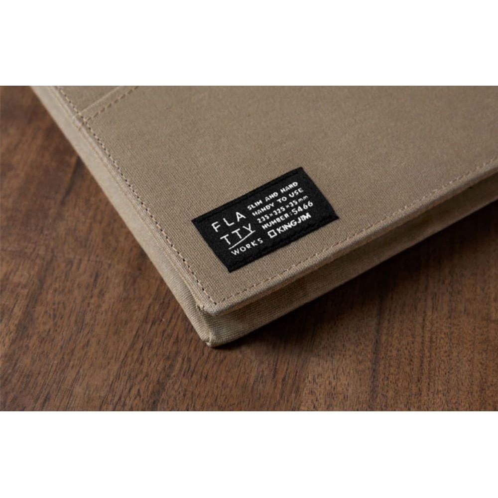 KING JIM FLATTY WORKS多用途收納袋 3色 A4 直式 / 個 5416