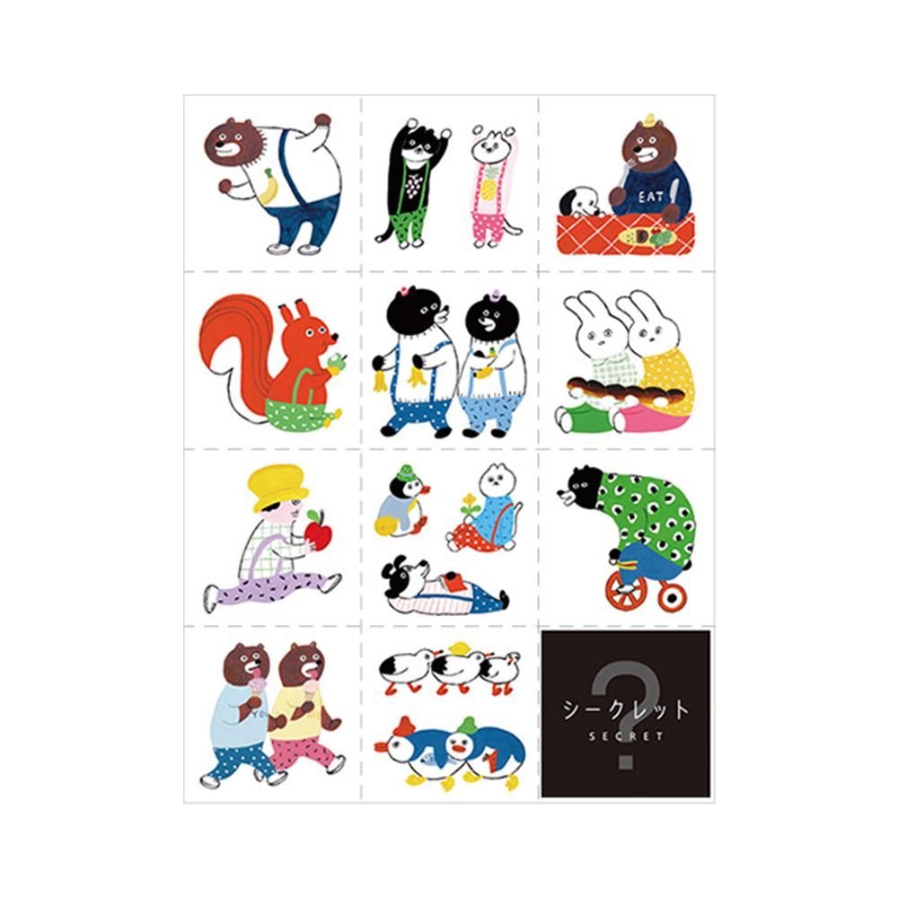 KING JIM HITOTOK手帳大張貼紙 食物 / 張 LSS010