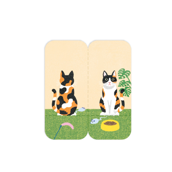 KING JIM 可站立便利貼 動物8款 M 30張 / 本 3560