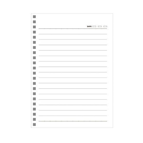 美加美 25K牛皮膠圈大格筆記-藍 3本入 / 包 AO3030