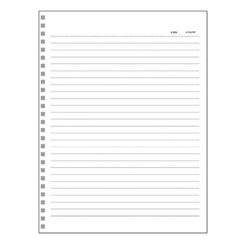 美加美 A4牛皮膠圈筆記-咖 3本入 / 包 AO3018