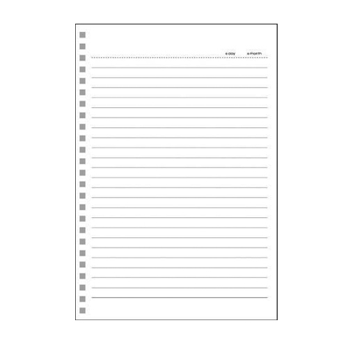 美加美 B5無色系列膠圈筆記-藍 3本入 / 包 AW3054