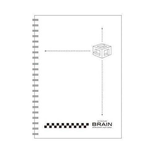 美加美 A5無色系列膠圈筆記-白 3本入 / 包 AW3036