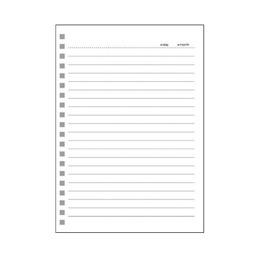 美加美 A5無色系列膠圈筆記-白 3本入 / 包 AW3036