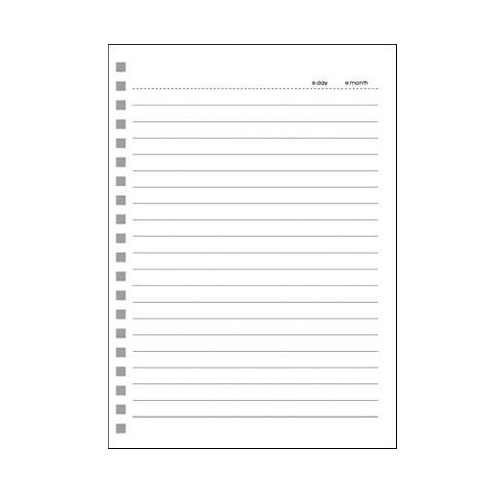 美加美 A5無色系列膠圈筆記-藍 3本入 / 包 AW3050