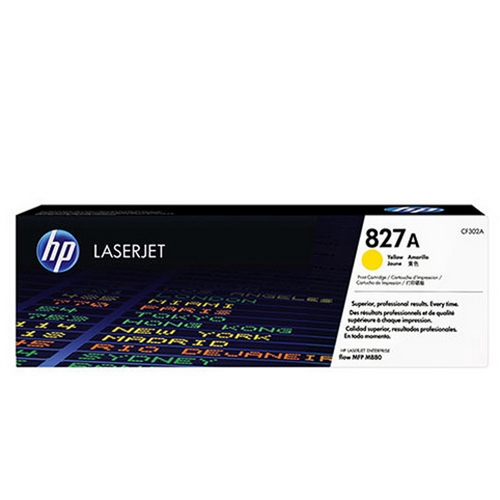 HP 黃色 原廠碳粉匣 / 個 CF302A 827A