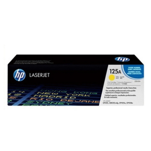 HP 黃色 原廠碳粉匣 / 個 CB542A 125A