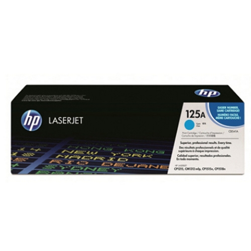 HP 藍色 原廠碳粉匣 / 個 CB541A 125A