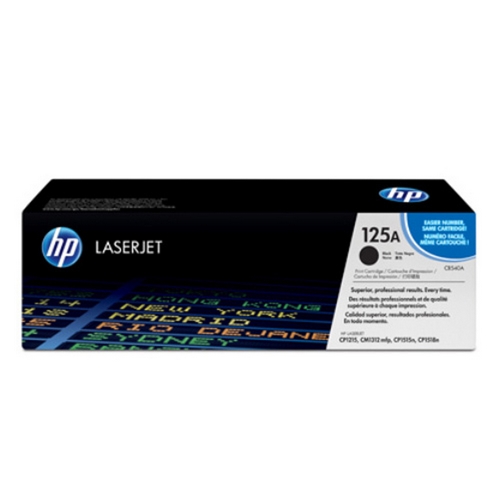 HP 黑色 原廠碳粉匣 / 個 CB540A 125A