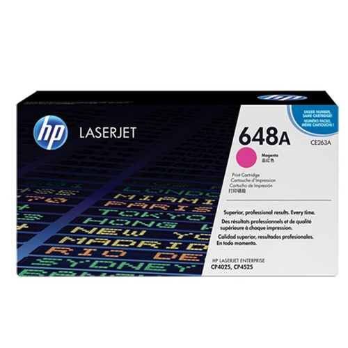 HP 紅色 原廠碳粉匣 / 個 CE263A 648A