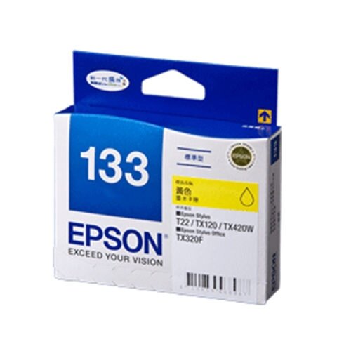 EPSON 黃色 原廠墨水匣 / 盒 T133450 NO.133
