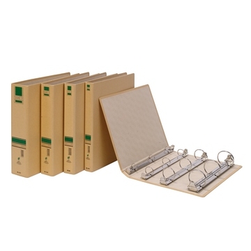 立強 牛皮紙 環保 檔案夾 美式 孔夾 1＂圓型 12個/箱 GR840