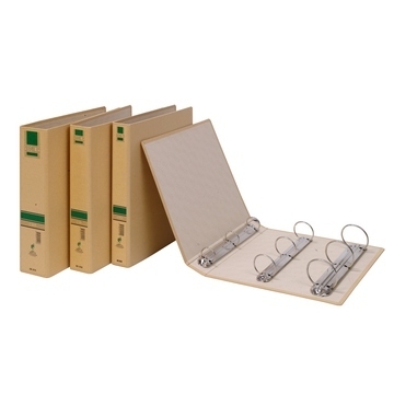 立強 牛皮紙 環保 檔案夾 美式 孔夾 1＂圓型 12個/箱 GR643