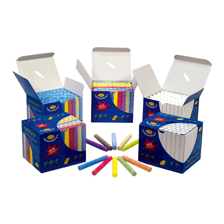 自強牌 波爾多彩色粉筆 16盒入 / 箱 (訂製品無法退換貨)