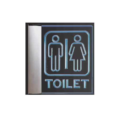 ZG1 鋁合金 PL (廁所) 崁牆式 LED指示燈座 / 個 PL20-03