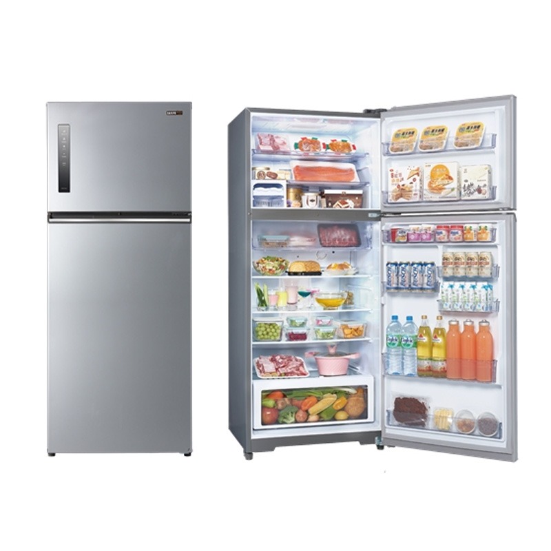 SAMPO聲寶 580公升 極光鈦變頻鋼板雙門冰箱 /台 SR-C58D(S9)