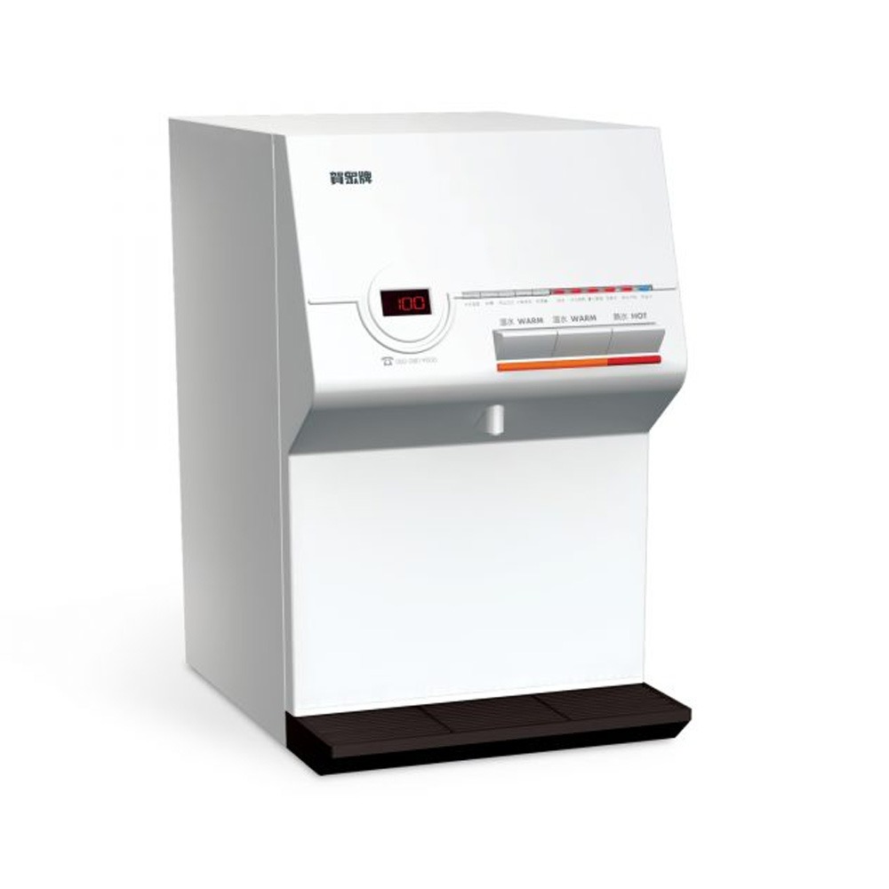 賀眾牌  智能型微電腦桌上飲水機(溫熱) 含基本安裝 /台 UR-672BW-1