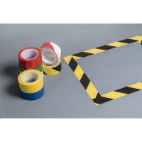 AT APEX 艾沛克 PVC警示斑馬膠帶 黃/黑 紅/白 48mm X 25M(27Y) 96捲/箱