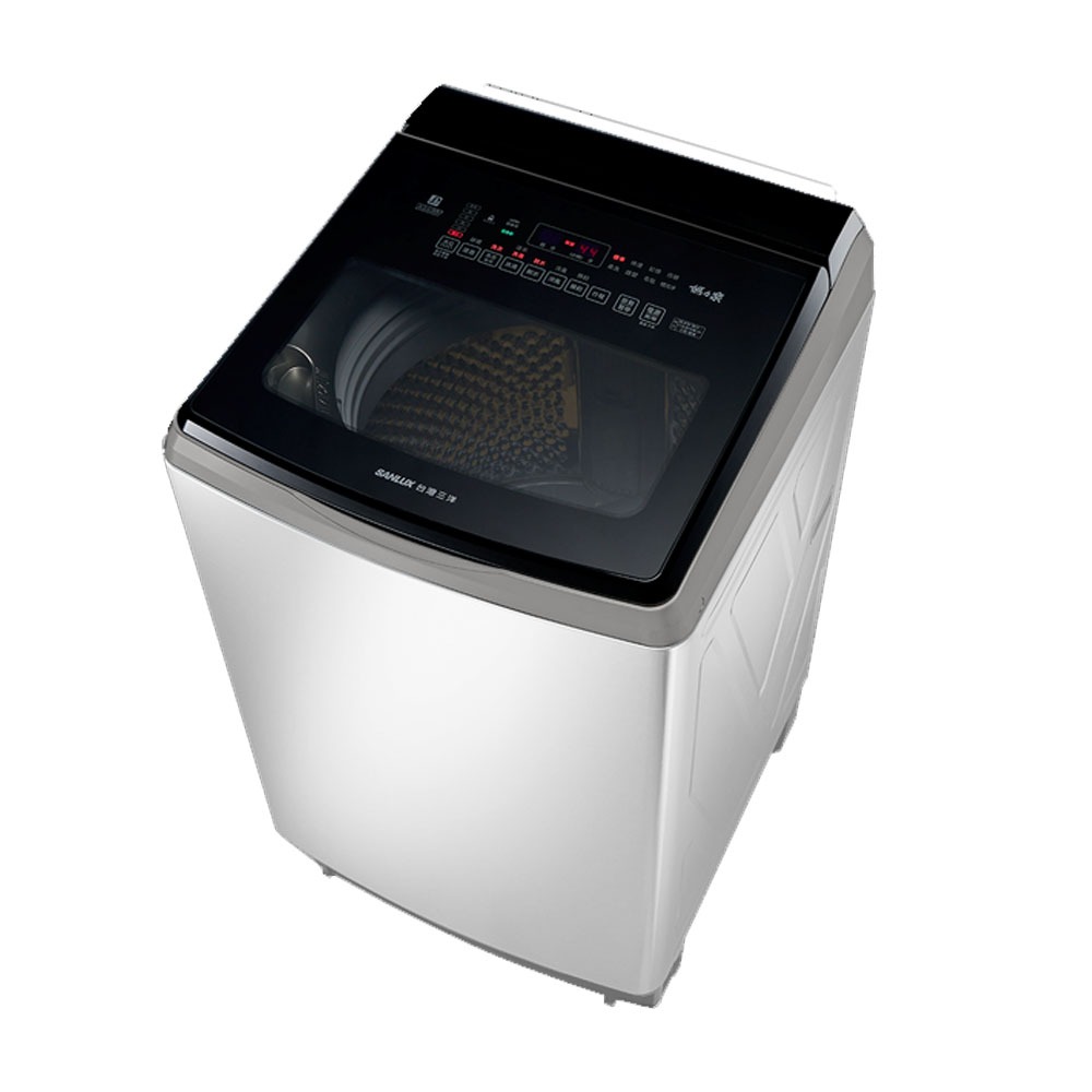 SANLUX台灣三洋 17kg DD直流變頻 直立式洗衣機 /台 SW-V17A 淺灰(N) / 玫瑰金(D)