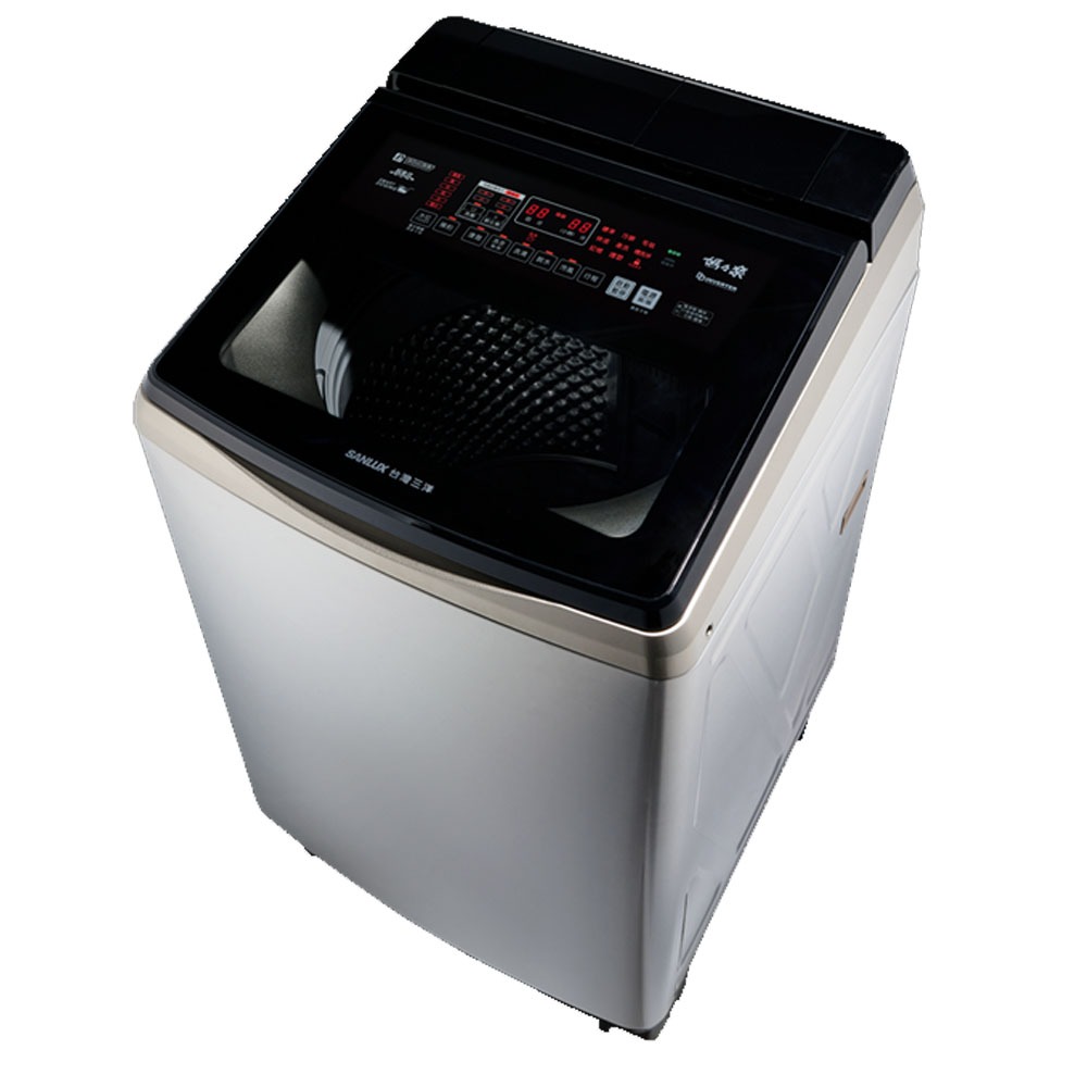 SANLUX台灣三洋 18kg DD直流變頻 直立式洗衣機 不鏽鋼 /台 SW-V19ADS