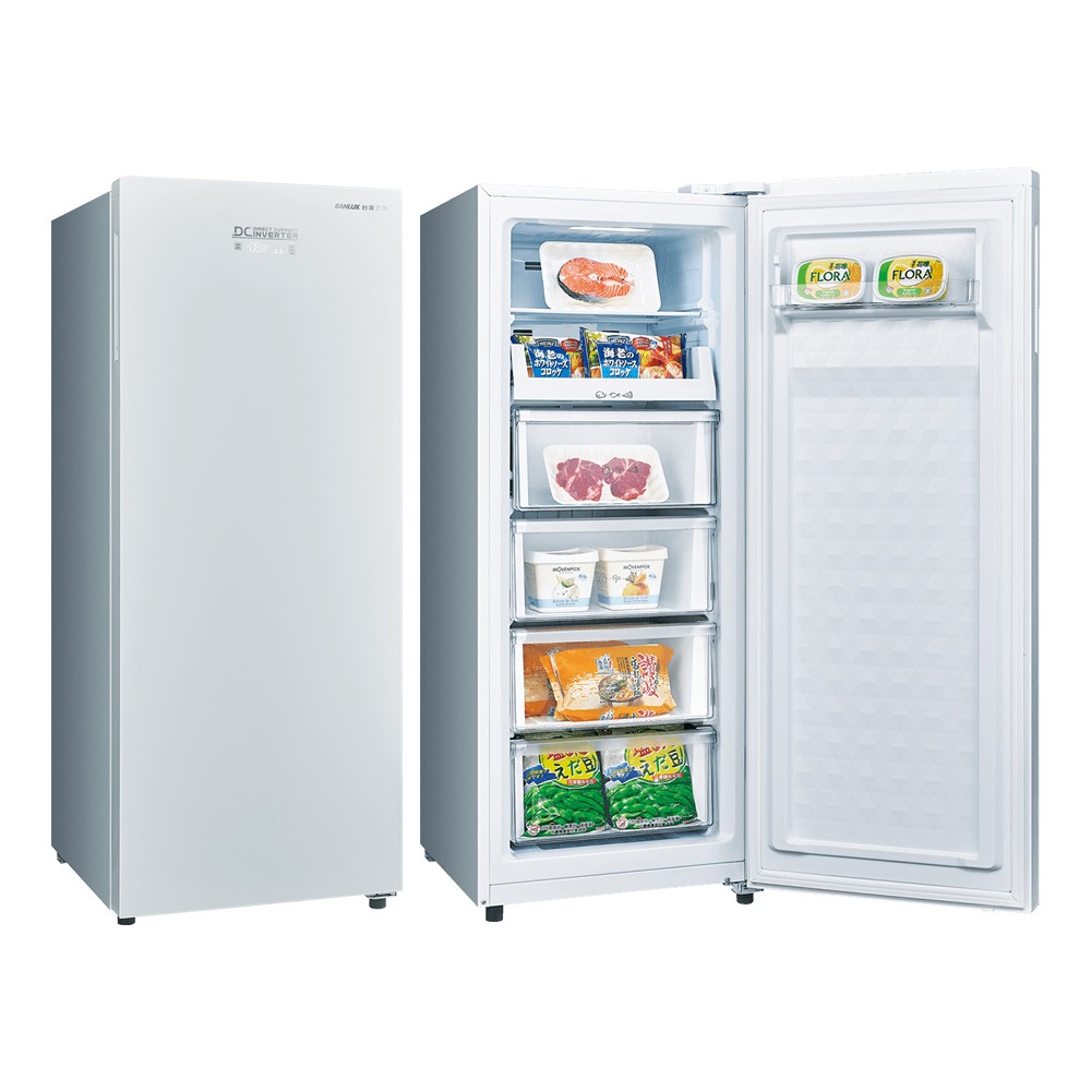 SANLUX台灣三洋 168公升 直立式變頻風扇無霜冷凍櫃 /台 SCR-V168F