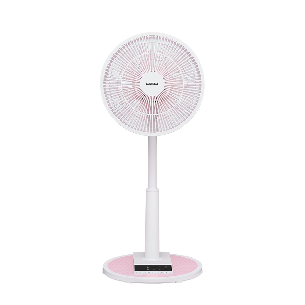 SANLUX台灣三洋 12吋 微電腦自然風遙控立扇 藍/灰/粉 /台 EF-T12AJ1/EF-T12AJ2/EF-T12AJ3
