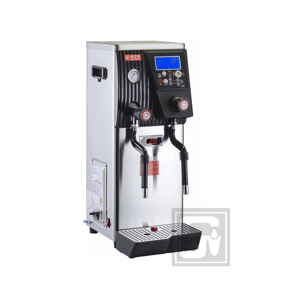 偉志牌 熱飲製造機(雙蒸汽型)左邊手動 右邊四組定溫按鍵 /台 GE-228A