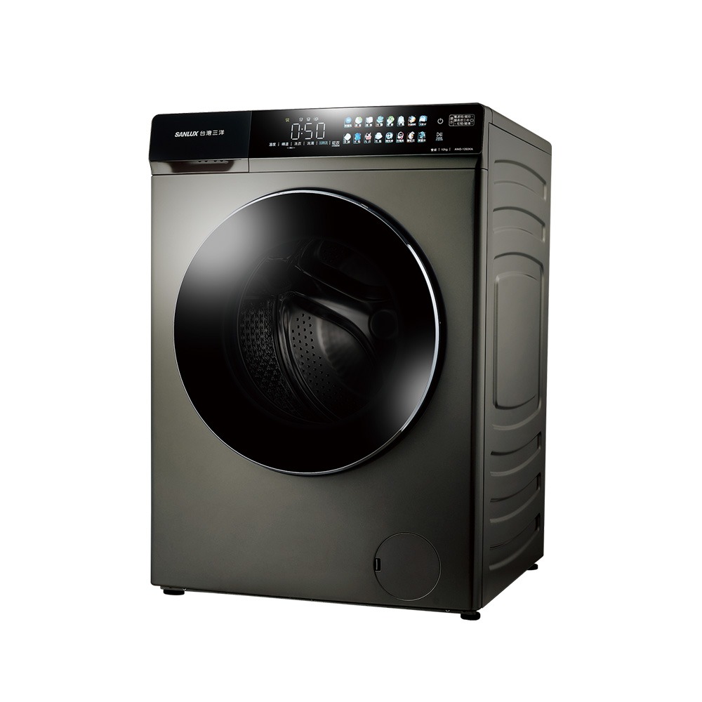 SANLUX台灣三洋 12kg 變頻洗脫烘滾筒洗衣機 /台 AWD-1260KA