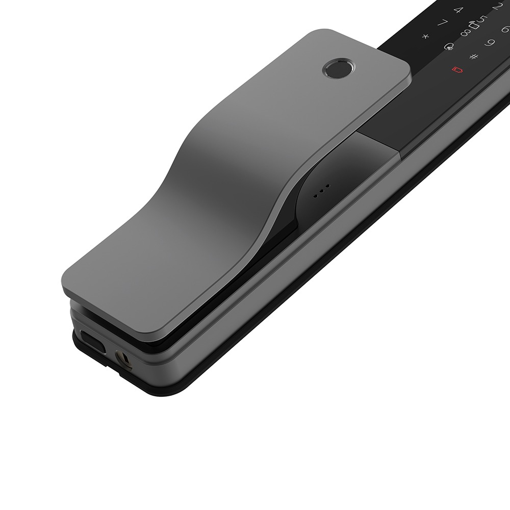 PHILIPS 飛利浦 EASYKEY 推拉式 智能 門鎖 (指紋/密碼/卡片/臨時密碼/機械鑰匙) /組 DDL801-5HBS