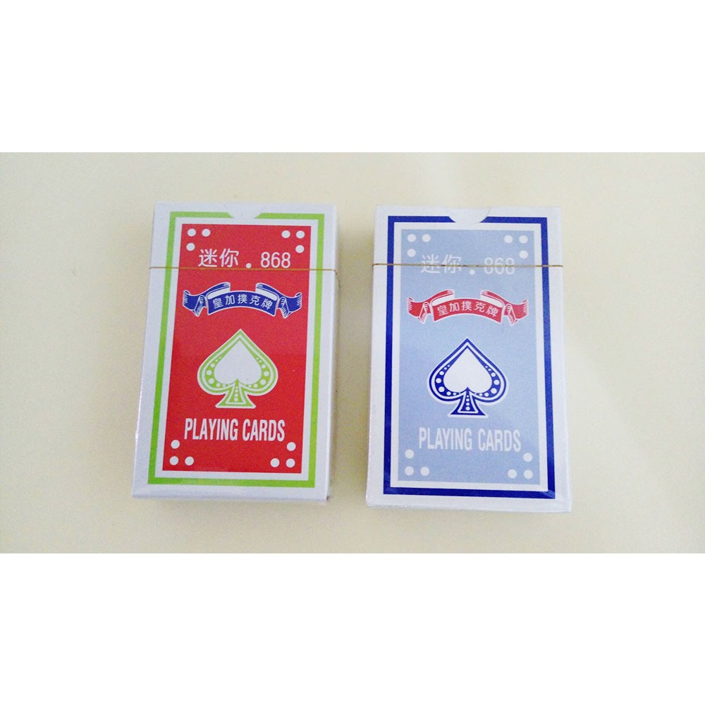 皇家迷你 868撲克牌 紅、藍  /打