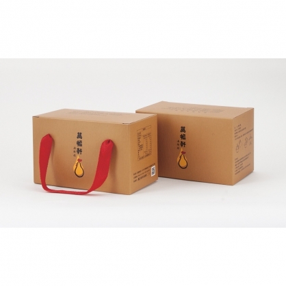 【萬福軒商行】手工滴雞精（2 盒組，20 入）紅繩提盒組