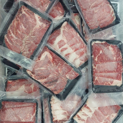 美國霜降牛肉燒烤片