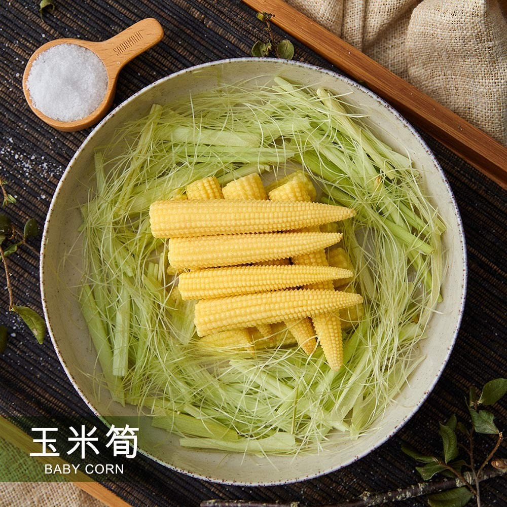 急凍鮮蔬│熟玉米筍 200g