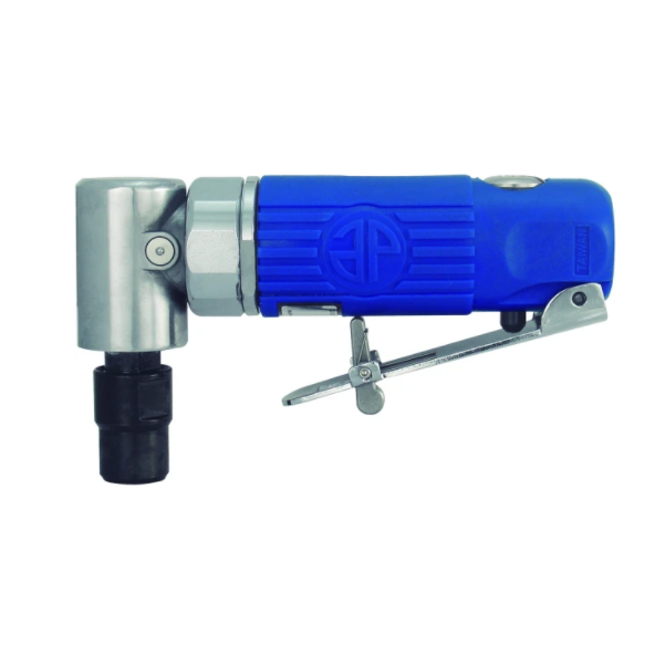 1240 Blue Composite Body 1/4" 90° Angle Die Grinder Front Exhaust