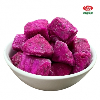 急速冷凍台灣火龍果(紅肉)切丁 500g